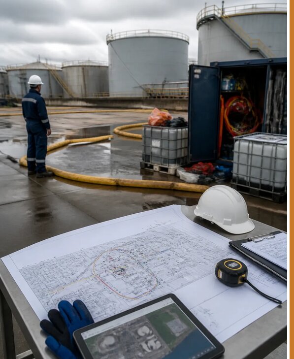 Разработка плана ликвидации разливов нефти в Муравленке